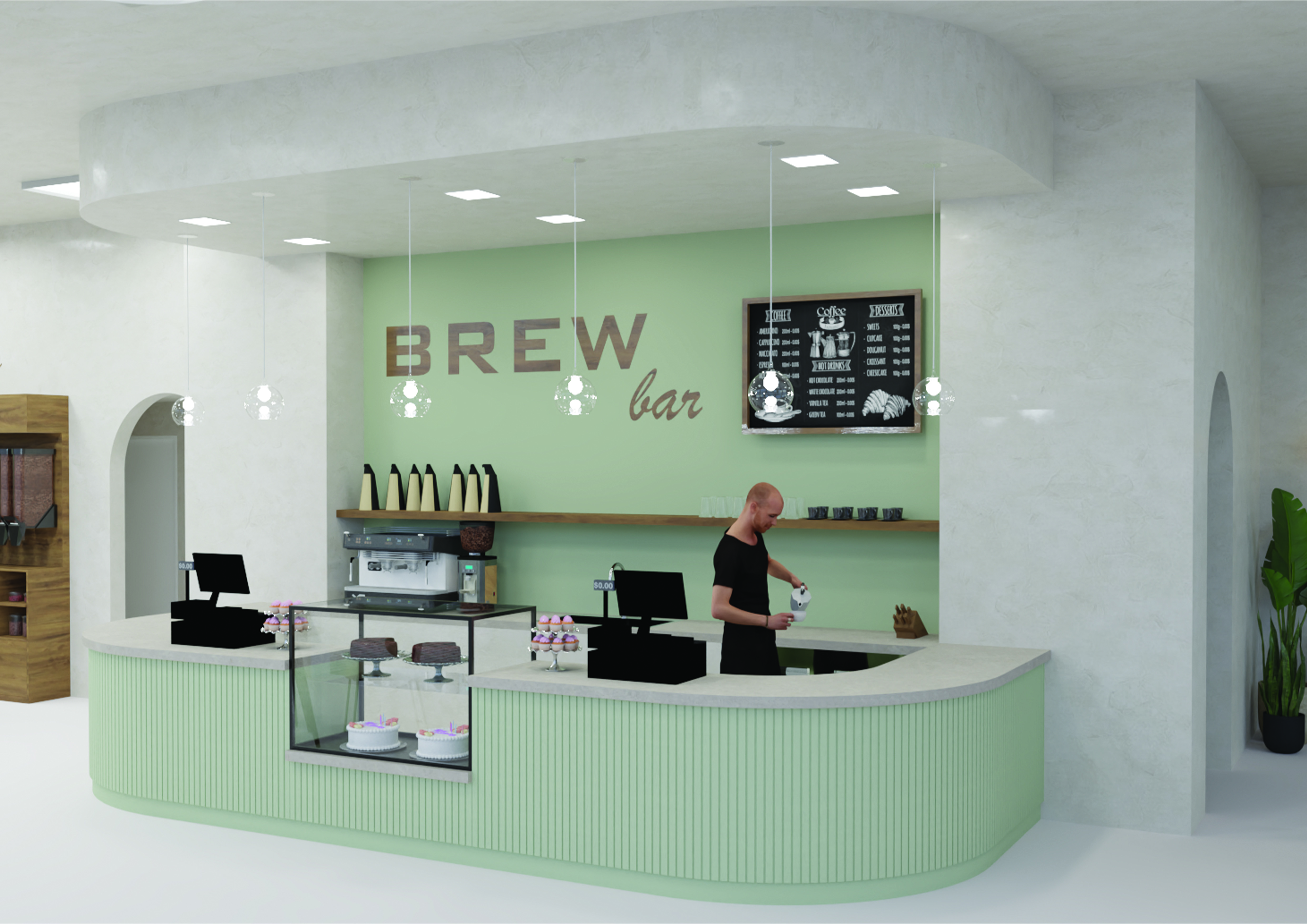 Кафе с магазин BREW
